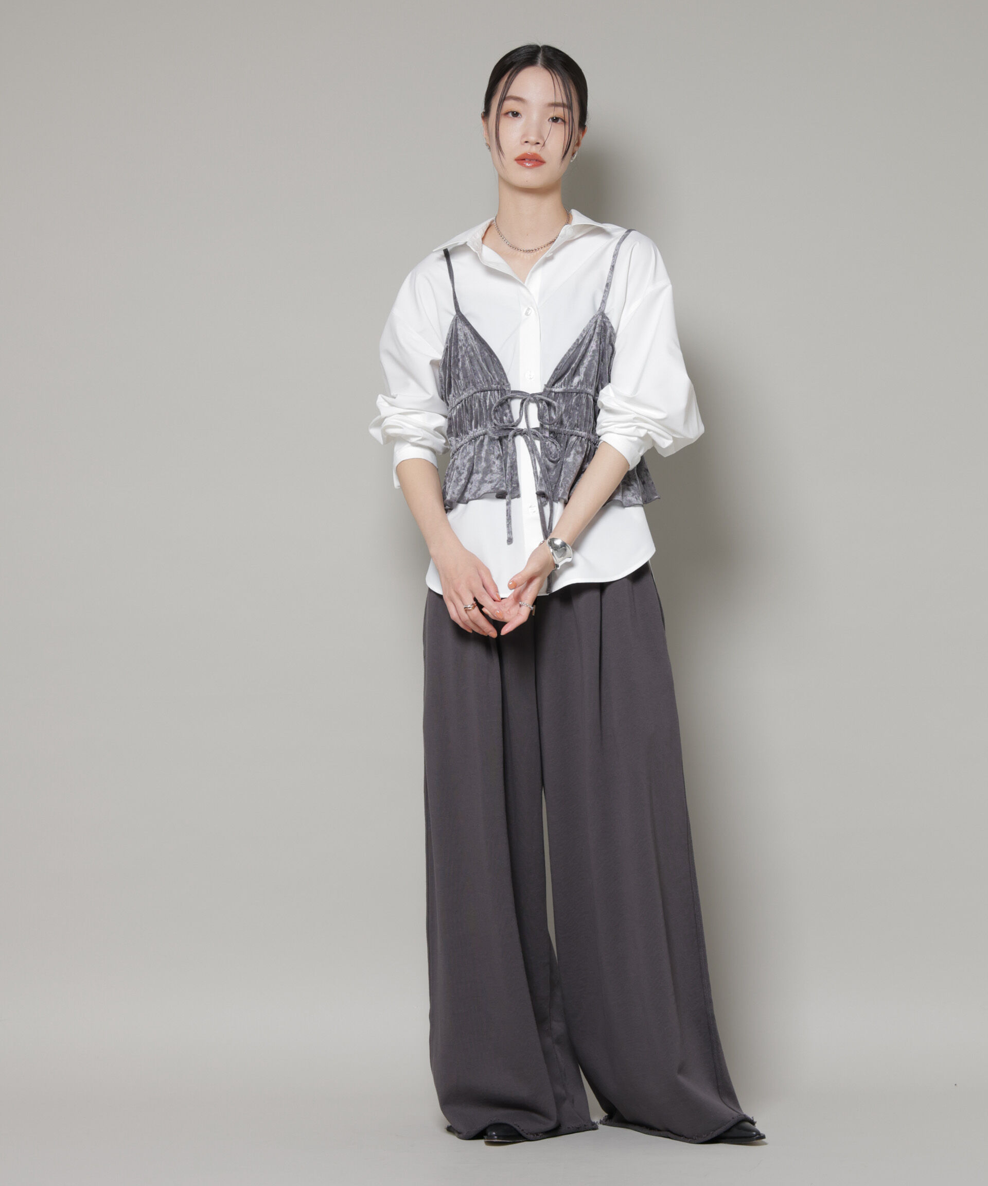 nano･universe「コットンライクタイプライターベーシックシャツ」|シャツ・ブラウス|