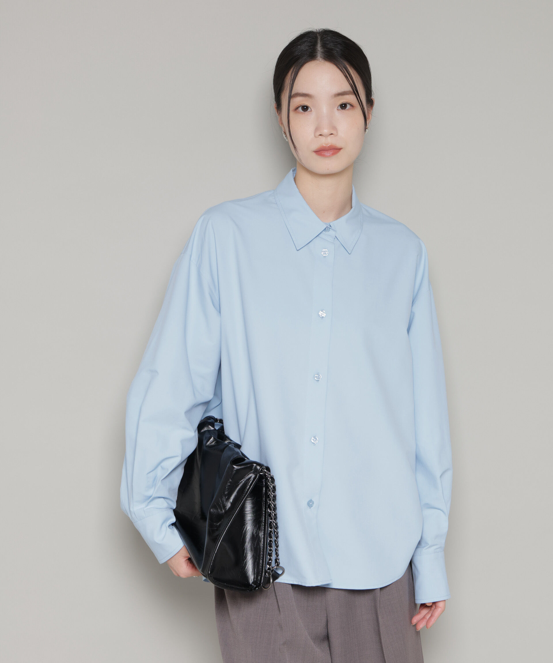 nano･universe「コットンライクタイプライターベーシックシャツ」|シャツ・ブラウス|