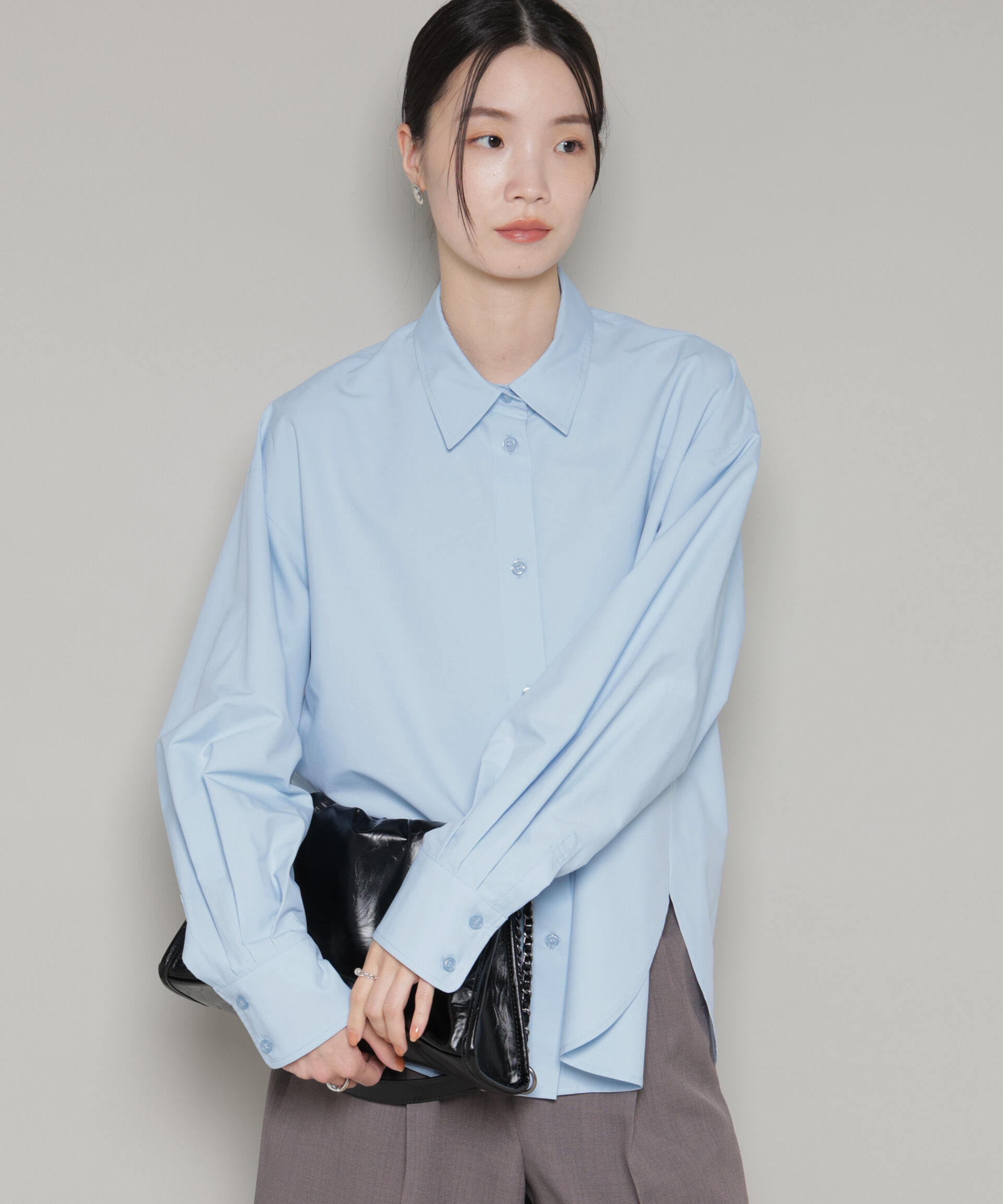 nano･universe「コットンライクタイプライターベーシックシャツ」|シャツ・ブラウス|