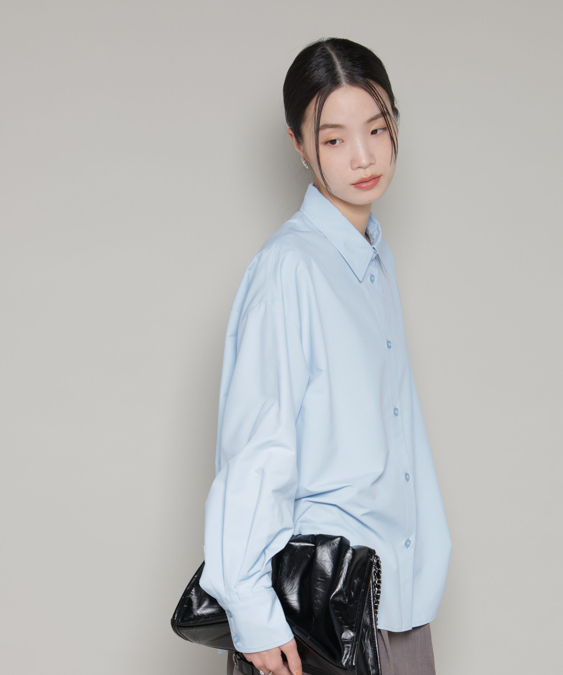 nano･universe「コットンライクタイプライターベーシックシャツ」|シャツ・ブラウス|