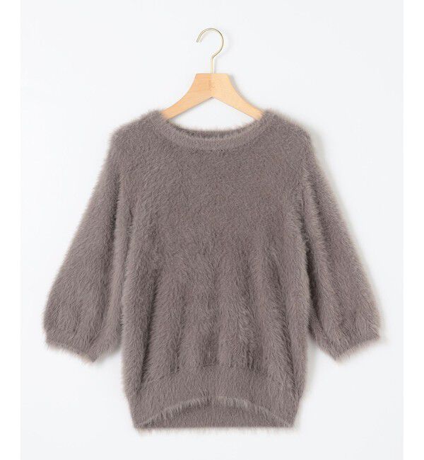 組曲「ナイロンファー半袖プルオーバー」|ニット・セーター|