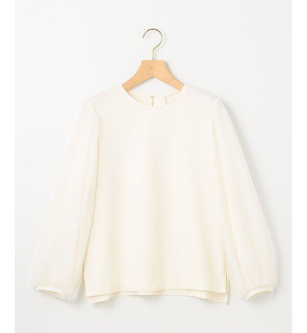 組曲「ミニ裏毛チュールスリーブ カットソー」|Tシャツ・カットソー|