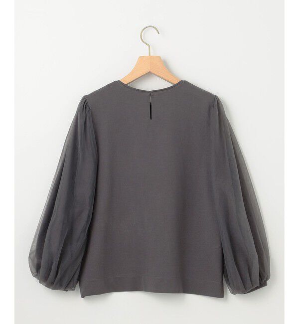 組曲「ミニ裏毛チュールスリーブ カットソー」|Tシャツ・カットソー|