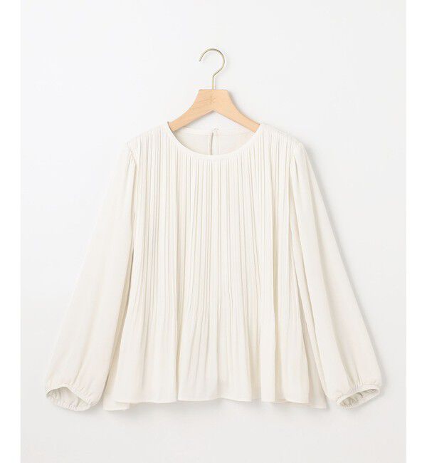 組曲「【WEB限定】ジョーゼットシフォンプリーツ ブラウス」|シャツ・ブラウス|