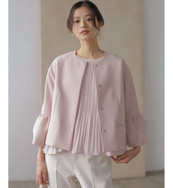 組曲「【WEB限定】ジョーゼットシフォンプリーツ ブラウス」|シャツ・ブラウス|