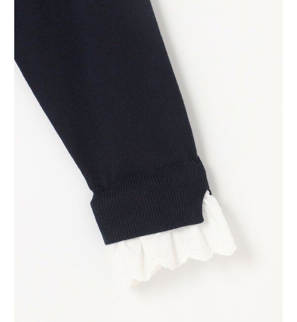 組曲「【WEB限定】レースフリルスタンド ニット」|ニット・セーター|