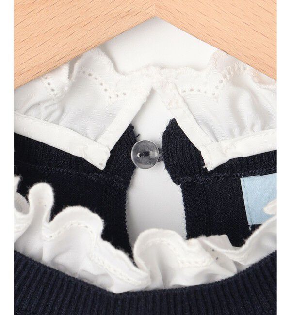 組曲「【WEB限定】レースフリルスタンド ニット」|ニット・セーター|