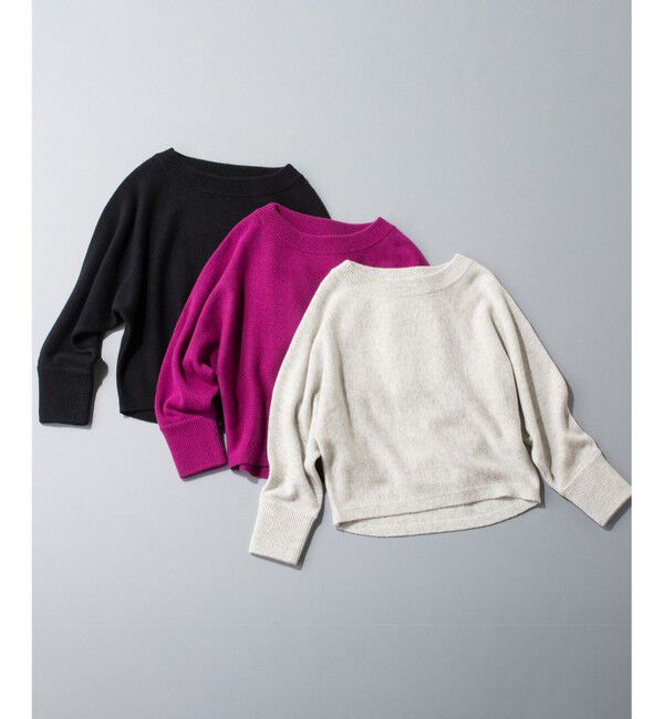 組曲「【加藤ローサさん着用】ウールカシミヤミックスボートネック ニット」|ニット・セーター|