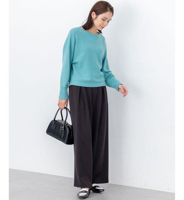 組曲「【加藤ローサさん着用】ウールカシミヤミックスボートネック ニット」|ニット・セーター|