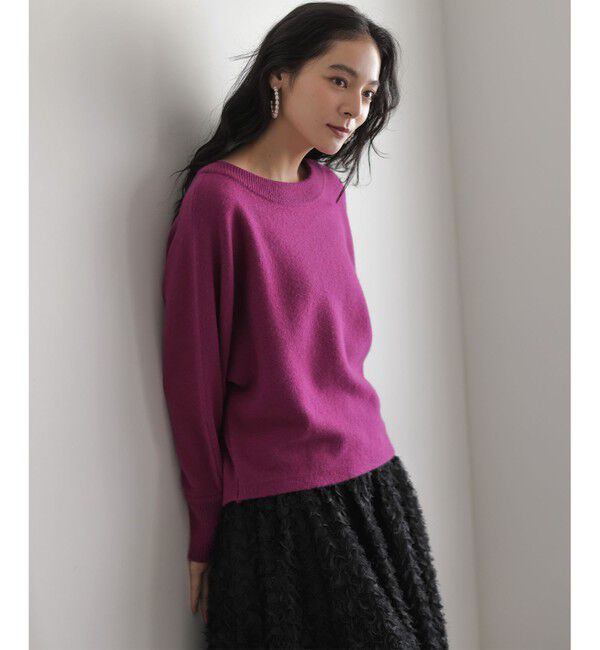 組曲「【加藤ローサさん着用】ウールカシミヤミックスボートネック ニット」|ニット・セーター|