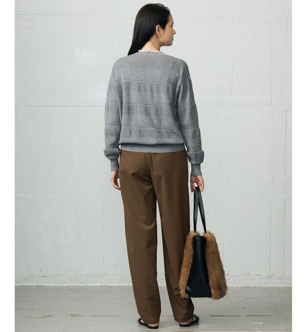 自由区「【SHIHOさん着用】デニムライクツイルカーブテーパード パンツ」|その他|