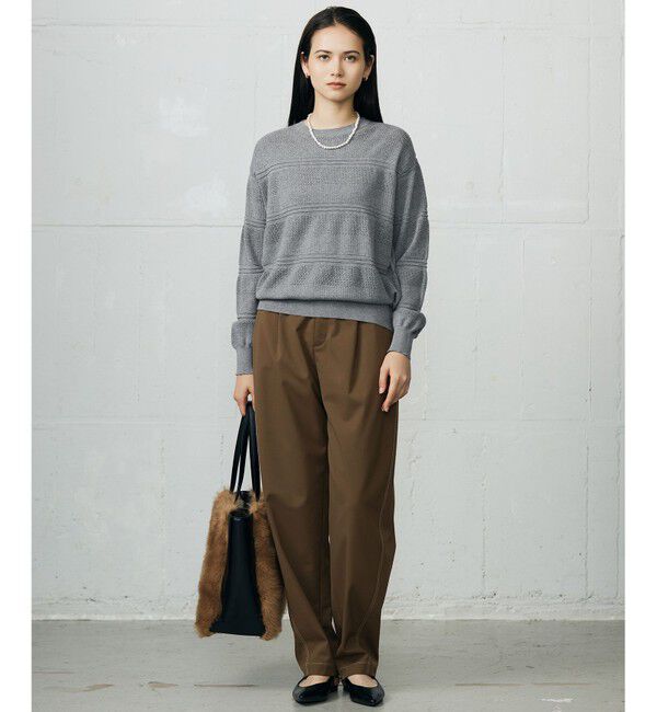 自由区「【SHIHOさん着用】デニムライクツイルカーブテーパード パンツ」|その他|