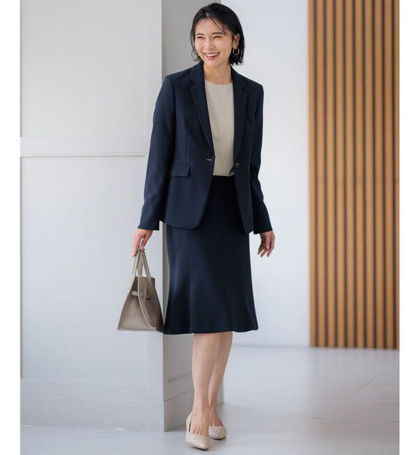 23区「【セットアップ対応】トリアセダブルジョーゼット スカート」|スカート|