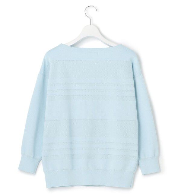 23区「【洗える】ラスターコットンポリエステル ニット」|ニット・セーター|