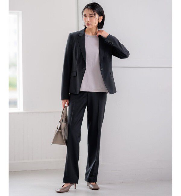 23区「【新色追加/セットアップ対応】ラフィーネウール 一つ釦 ジャケット」|テーラードジャケット|