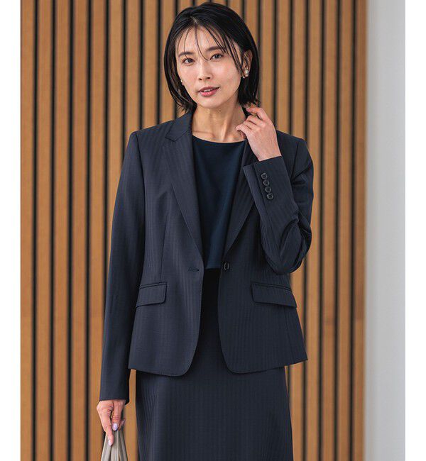 23区「【新色追加/セットアップ対応】ラフィーネウール 一つ釦 ジャケット」|テーラードジャケット|ﾈｲﾋﾞｰｽ