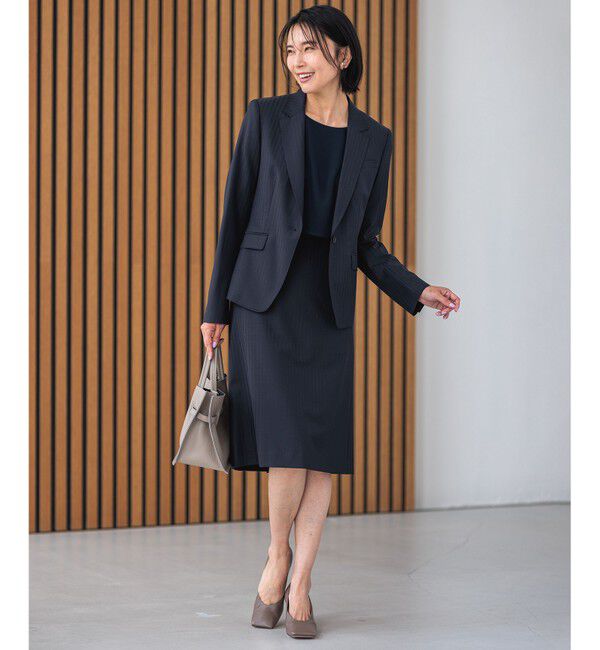 23区「【新色追加/セットアップ対応】ラフィーネウール 一つ釦 ジャケット」|テーラードジャケット|