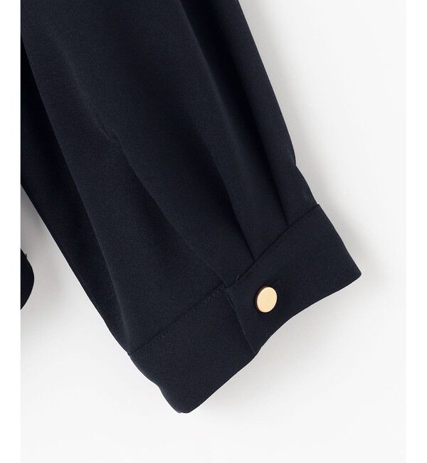 ANY SIS「フロントタックバイカラー ブラウス」|シャツ・ブラウス|