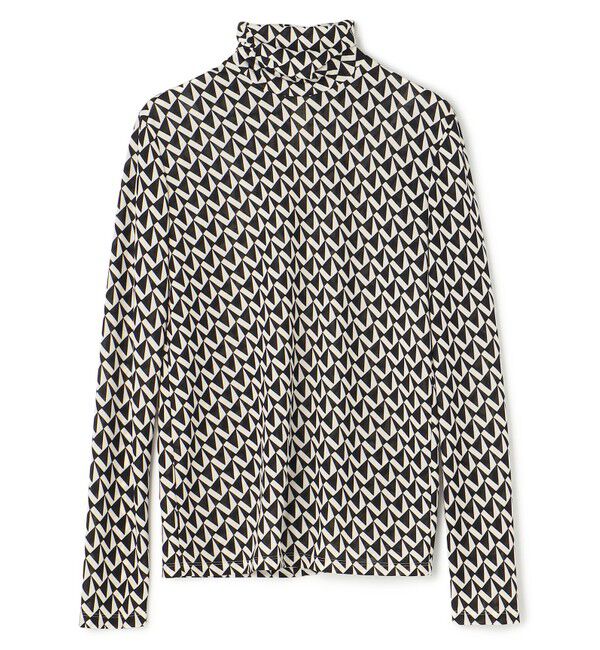 BEIGE,「【洗える】MODESTO / ジャージーストレッチタートルトップス」|シャツ・ブラウス|