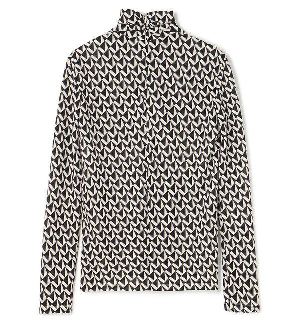 BEIGE,「【洗える】MODESTO / ジャージーストレッチタートルトップス」|シャツ・ブラウス|