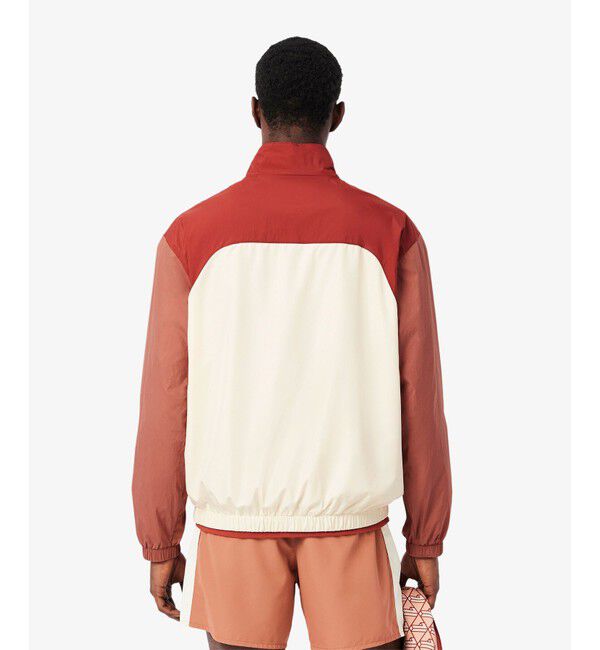 LACOSTE「トリコカラーリング撥水トラックジャケット」|ブルゾン・スタジャン|