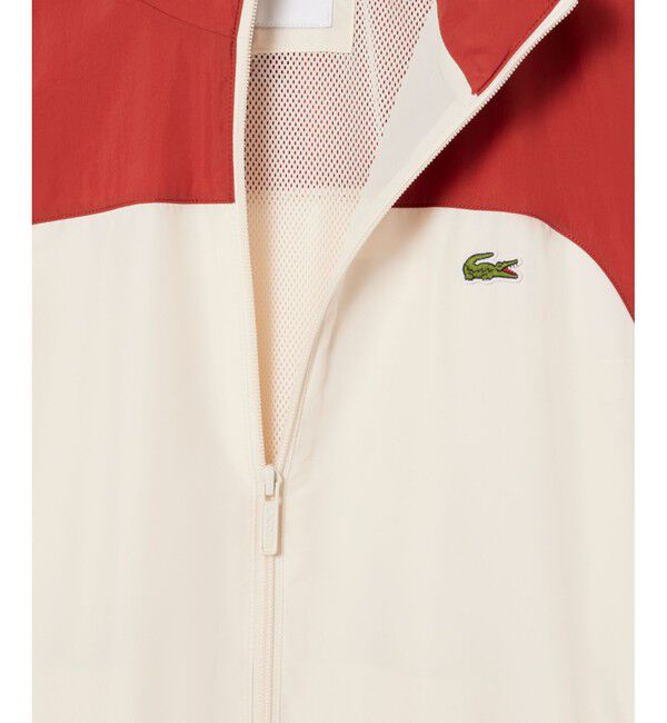 LACOSTE「トリコカラーリング撥水トラックジャケット」|ブルゾン・スタジャン|