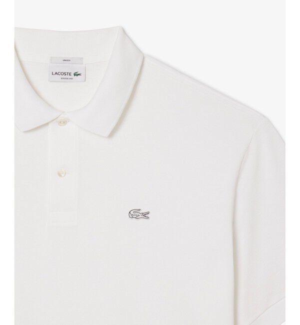 LACOSTE「ヘビーウェイトルーズフィットポロシャツ」|ポロシャツ|