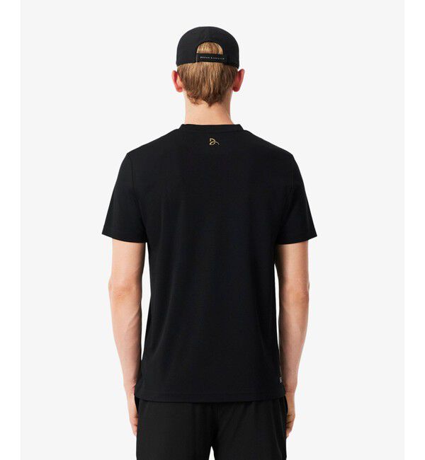 LACOSTE「『ノバク・ジョコビッチ』ラケットプリントウルトラドライTシャツ」|Tシャツ・カットソー|