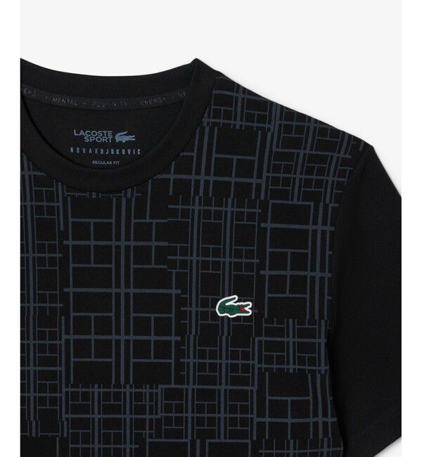 LACOSTE「『ノバク・ジョコビッチ』ラケットプリントウルトラドライTシャツ」|Tシャツ・カットソー|