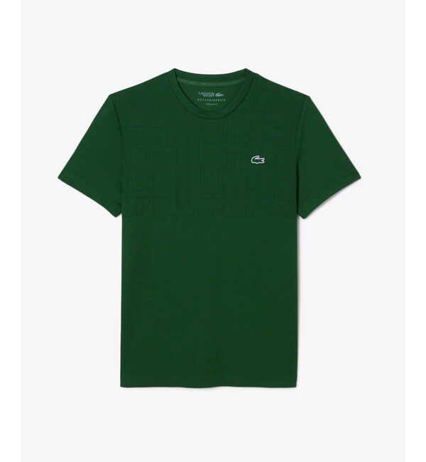 LACOSTE「『ノバク・ジョコビッチ』ラケットプリントウルトラドライTシャツ」|Tシャツ・カットソー|