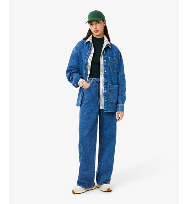 LACOSTE「3Dニッティングハイネック メリノウール ハイゲージニットセーター」|ニット・セーター|