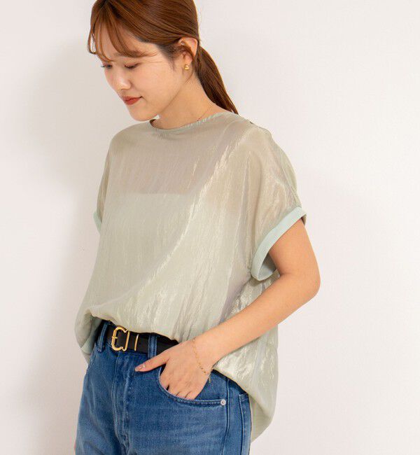 NOLLEY'S「シアーヴィンテージTブラウス」|シャツ・ブラウス|