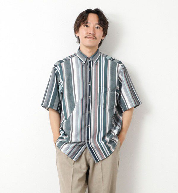 NOLLEY'S goodman「【DotAir】吸水速乾 総柄BDシャツ 25SS」|シャツ・ブラウス|