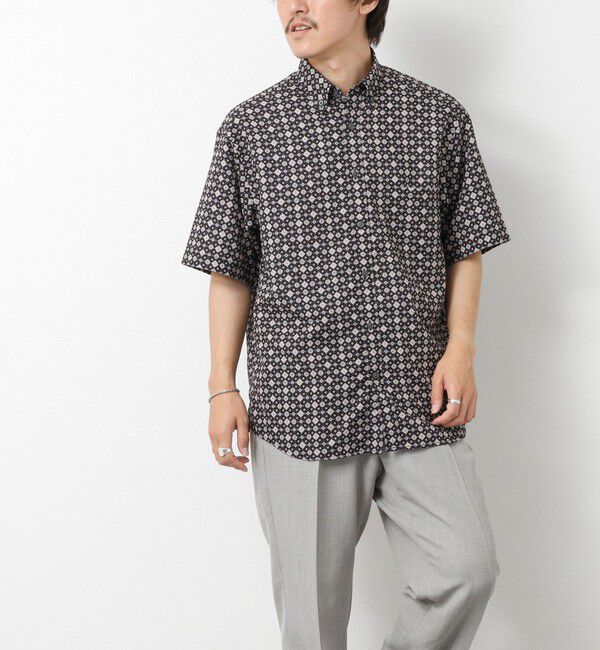 NOLLEY'S goodman「【DotAir】吸水速乾 総柄BDシャツ 25SS」|シャツ・ブラウス|