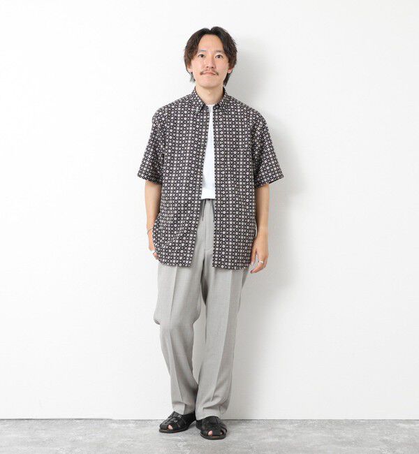 NOLLEY'S goodman「【DotAir】吸水速乾 総柄BDシャツ 25SS」|シャツ・ブラウス|