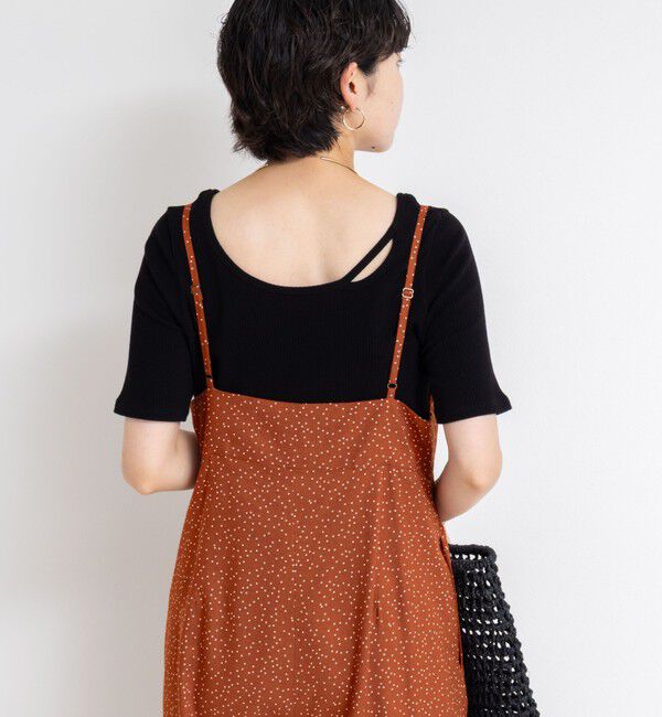 Rie Miller「ウォッシャブルシーチングプリントオールインワン」|オールインワン|