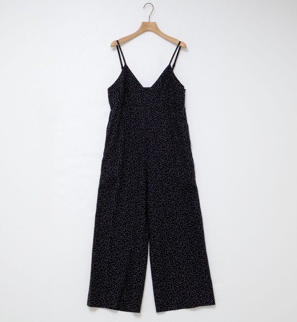 Rie Miller「ウォッシャブルシーチングプリントオールインワン」|オールインワン|