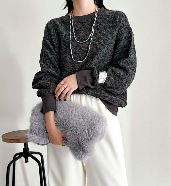 fredy emue「エコファースクエアワンショルバック」|ハンドバッグ|