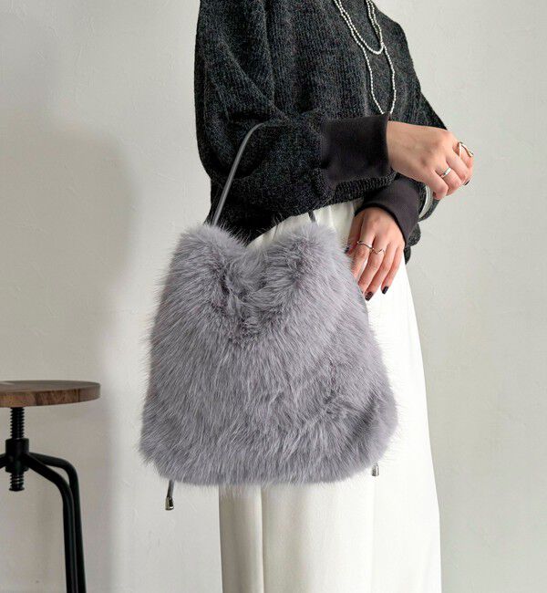 fredy emue「エコファースクエアワンショルバック」|ハンドバッグ|