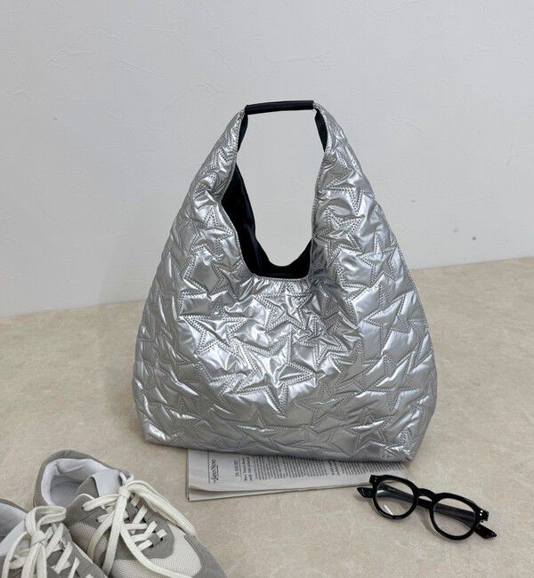 fredy emue「星キルティング三角バッグ」|トートバッグ|