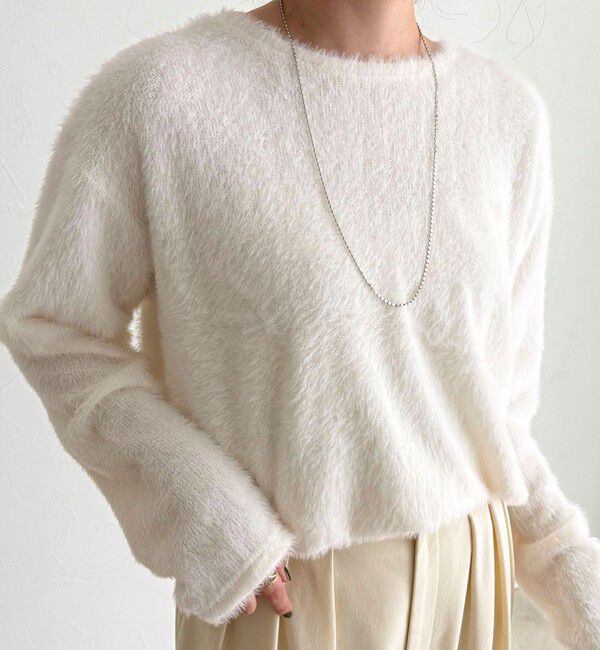 fredy emue「シャギールーズロンTシャツ」|Tシャツ・カットソー|オフホワイト