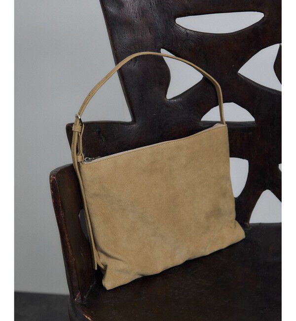 SALON adam et rope'「【WS（ドゥーブル）】Ultrasuede(R)ZIPミニショルダー」|ショルダー・メッセンジャー|