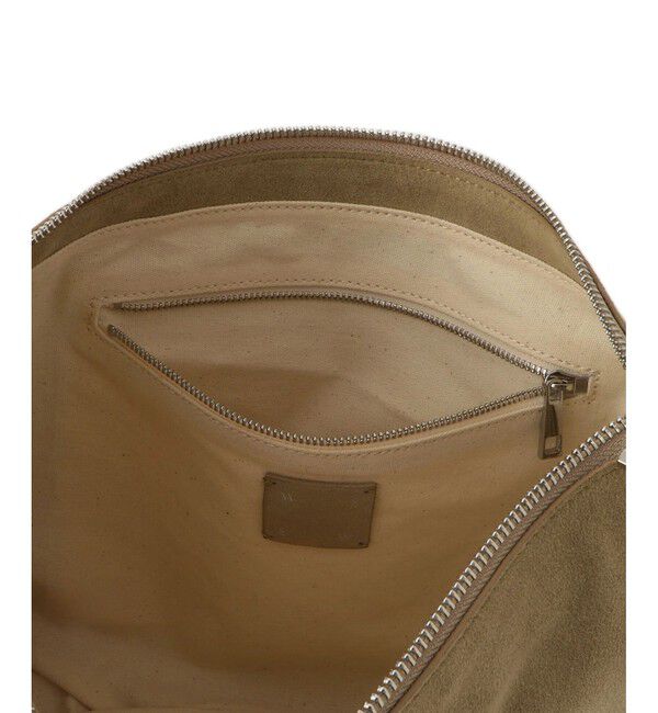 SALON adam et rope'「【WS（ドゥーブル）】Ultrasuede(R)ZIPミニショルダー」|ショルダー・メッセンジャー|