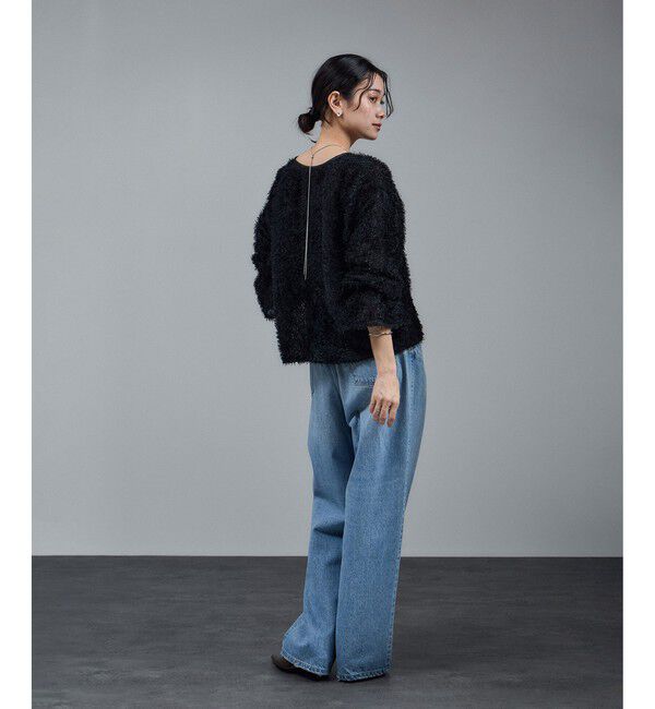 SALON adam et rope'「【WEB限定】2WAYレイユールジャガードブラウス」|シャツ・ブラウス|