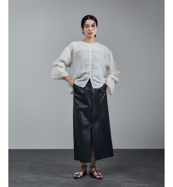 SALON adam et rope'「【WEB限定】2WAYレイユールジャガードブラウス」|シャツ・ブラウス|