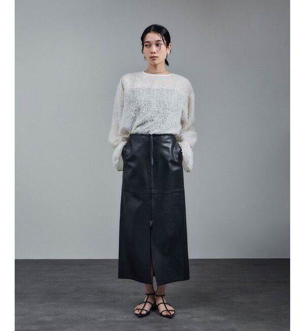 SALON adam et rope'「【WEB限定】2WAYレイユールジャガードブラウス」|シャツ・ブラウス|