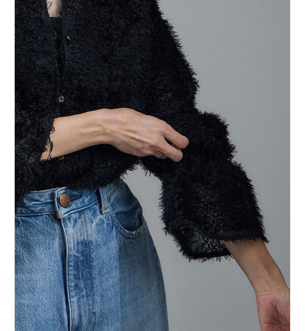 SALON adam et rope'「【WEB限定】2WAYレイユールジャガードブラウス」|シャツ・ブラウス|