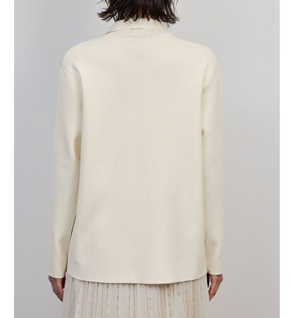 ROPE「シルクコットン総針ニットジャケット/イージーケア」|テーラードジャケット|