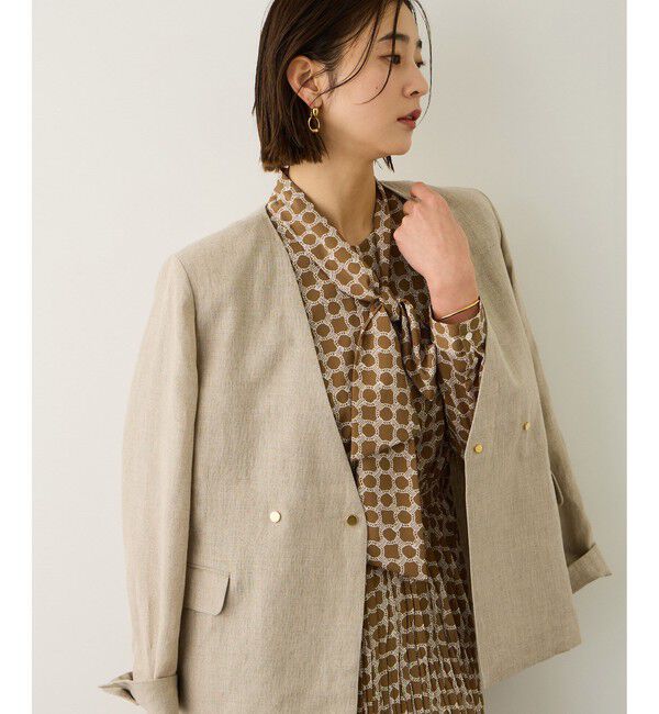 ROPE「ship's rope' オリジナルプリントプリーツタイワンピース」|ワンピース|