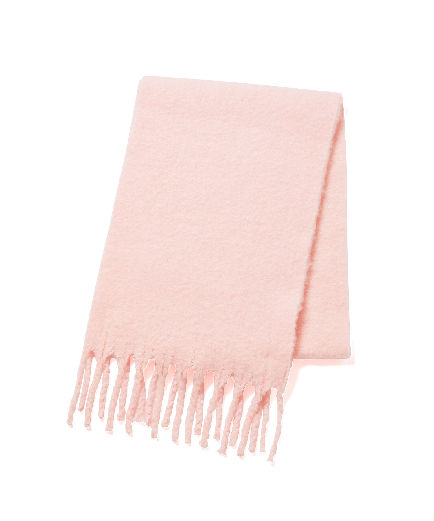 VIS「【リサイクルポリ】ふわふわ太フリンジマフラー」|マフラー|